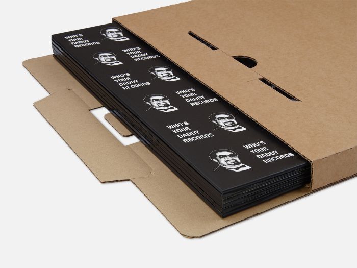 Verzenddozen Voor 1-6 LP's - Kraftliner | Who's Your Daddy Records